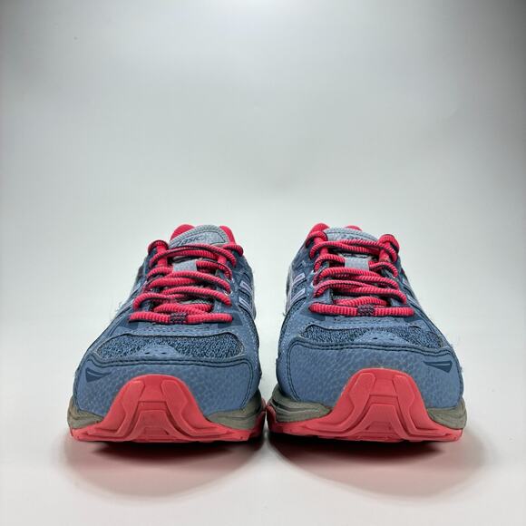 Asics Gel-Venture 6 Blue Pink Trail Athletic Running Shoes 1014A077 Youth Size 5 - Picture 2 of 10